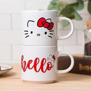 Hello Kitty Ceramic Mug Set of Two FINAL PRICE